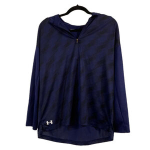 Women’s Under Armour Lightweight Hoodie Blue Black SM